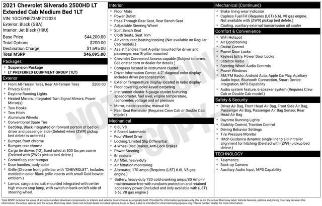 2021 Chevrolet Silverado 2500 HD LT