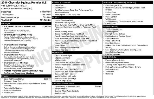 2018 Chevrolet Equinox Premier
