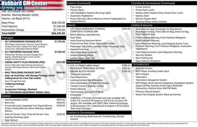 2025 GMC Sierra 1500 SLT