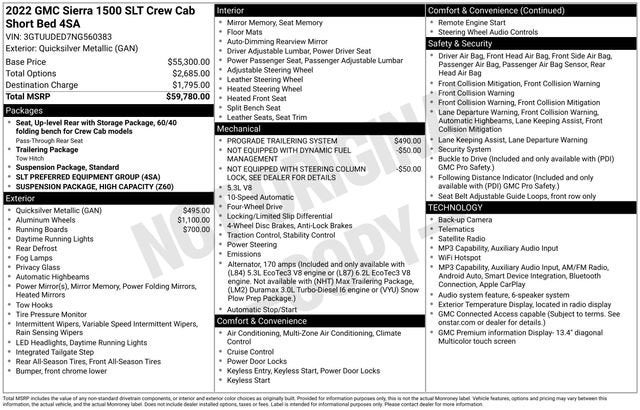 2022 GMC Sierra 1500 SLT