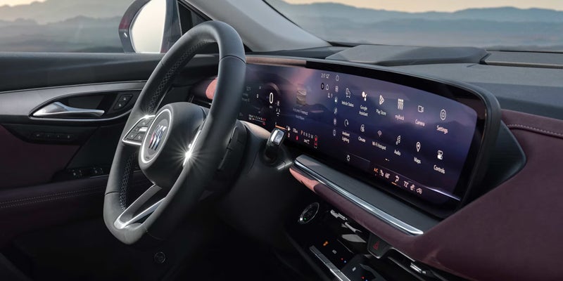 2026 Buick Envision infotainment system display with advanced connectivity features and digital controls Monticello, IN