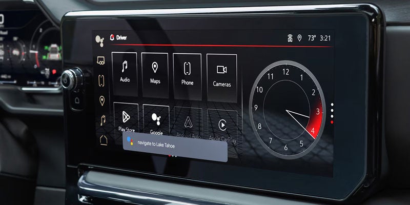 2026 GMC Sierra 1500 driver display showing advanced vehicle technology features Monticello, IN