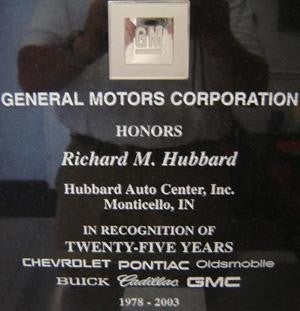 Hubbard Buick GMC History